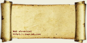 Kornelije Joksić vizit kartica